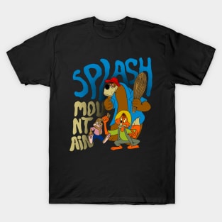 Print splash mountain T-Shirt